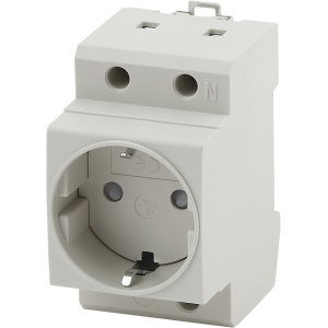 Розетка на DIN-рейку ЭРА PRO MRD10-16-E 16А с заземлением