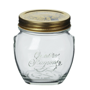 Банка Bormioli Rocco QUATTRO STAGIONI ANFORA 365610 для консервации и хранения стеклянная с винтовой крышкой 300 мл