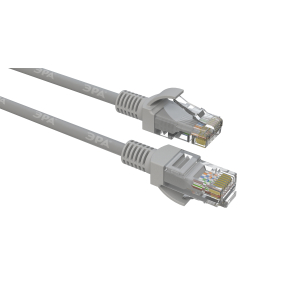 Патч корд ЭРА U/UTP неэкранированный 0,5 м, категория 5e, серый Cu