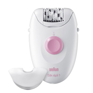Эпилятор Braun S1 SE 1370 Silk-epil белый/розовый тип 5316 с насадкой для чувствительных зон
