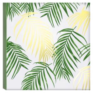 Innova Q4101421M Фотоальбом 200 фото 10*15cm  Пальмовые листья ,  кармашки (12/480)