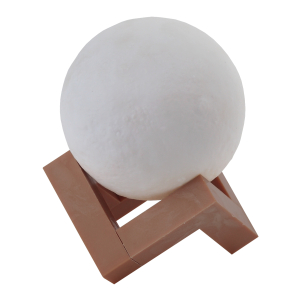 Ночник - светильник светодиодный ЭРА NLED-490-1W-W  Луна  аккумуляторный белый