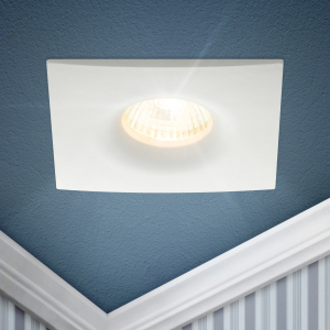 Светильник встраиваемый алюминиевый ЭРА KL104 WH под лампу MR16 GU5.3 белый