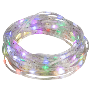 Светодиодная новогодняя гирлянда ЭРА ERASG -01 умная нить RGB 10 м управление через мобильное приложение