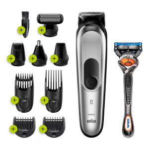 Триммер электрический Braun MGK7220 универсальный + Бритва Gillette 2 кассеты