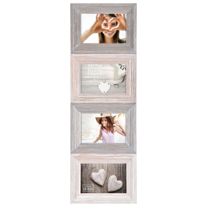 Innova PI01489 Ф/рамка 4 фото, 4x10*15cm  Washed wood ,  дерево (6/240)