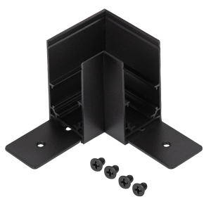 Коннектор ЭРА TRM-S20-CC BK для магнитного шинопровода угловой черный для системы NOVA