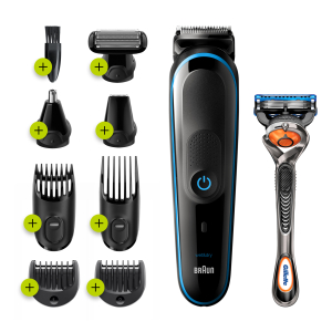 Триммер электрический Braun MGK5280 универсальный + Бритва Gillette 2 кассеты