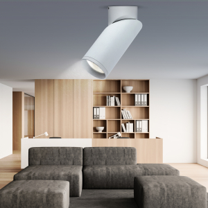 Светильник накладной ЭРА OL18 WH под лампу MR16 GU10 поворотный белый