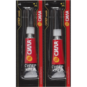 Набор супер-клея СИЛА SET2-GLUE3 2 шт по 3 г