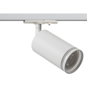 Трековый светильник однофазный ЭРА TR52-GU10 WH под лампу GU10 матовый белый