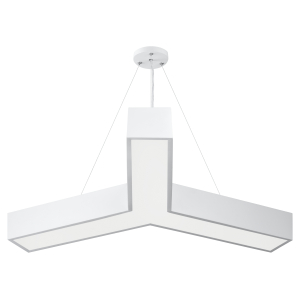 Светильник LED ЭРА Geometria SPO-143-W-40K-056 Igrek 56Вт 4000K 4500Лм IP40 900*80 белый подвесной драйвер внутри