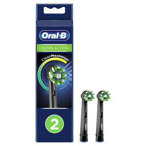 Насадки для зубной щетки ORAL-B EB50BRB CrossAction Black 2 шт CleanMaximiser