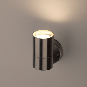 Светильник декоративный настенный ЭРА WL14 под лампу MR16 GU10 IP54 хром для интерьера и фасадов зданий