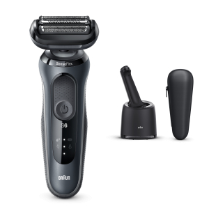 Электрическая бритва Braun S6 60-N7000cc Black/Grey со станцией Clean&Charge