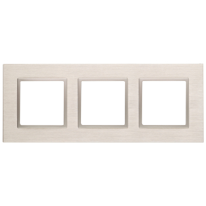 14-5203-04 ЭРА Рамка на 3 поста, металл, Эра Elegance, шампань+шамп (5/25/900)