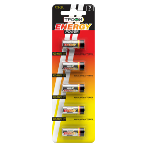 Батарейки Трофи A23-5BL ENERGY POWER Alkaline (100/1000/48000)