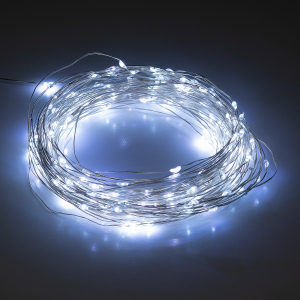 Садовая гирлянда ЭРА ERASF22-17 на солнечной батарее нить холодный свет 21,9 м