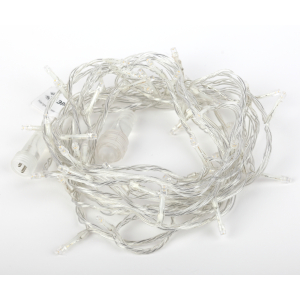 Светодиодная новогодняя гирлянда ЭРА ENON-5B Нить 5 м теплый свет 24V IP44