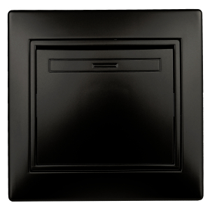 Выключатель Intro Plano 1-101-05 одноклавишный,10А-250В, IP20, СУ, антрацит