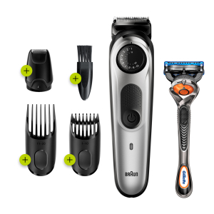 Триммер электрический Braun BT5265 для бороды + Бритва Gillette 2 кассеты