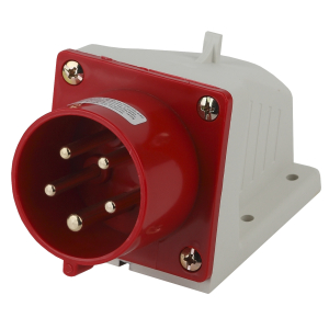 Вилка ЭРА VS-16-3P-PE-N-IP44 стационарная 515 3Р+РЕ+N 16А 380В IP44