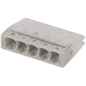 Клемма ЭРА NO-224-25 компактная серия 205 5 отверстий 0.5-2.5 мм2 упаковка 100 шт