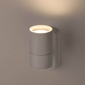 Светильник декоративный настенный ЭРА WL27 WH под лампу MR16 GU10 IP54 белый для интерьера и фасадов зданий