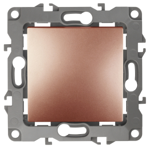 12-1111-14 ЭРА Кнопка, 10АХ-250В, Эра12, медь (10/100/2500)