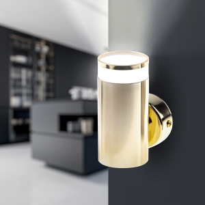 Светильник декоративный настенный ЭРА WL31 GU10 SGD под лампу MR16 GU10 золото