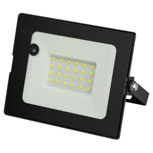 Прожектор светодиодный уличный ЭРА LPR-041-1-65K-030 30Вт 2400лм 6500K КСС Д 120° 2 года IP65 черный нерег СВЧ д/д