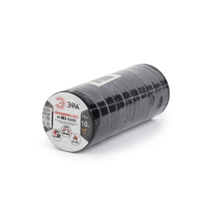 Набор изолент ЭРА SET-1510Black ПВХ 10 шт черная 15мм х 10м