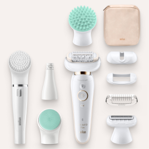 Эпилятор Braun S9 Flex SES 9300 3D + FaceSpa, чехол, тип 5380