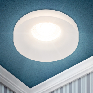 Светильник встраиваемый декоративный ЭРА DK94 ICE под лампу MR16 GU5.3 белый