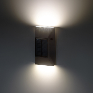 Светильник уличный ЭРА ERAFS012-07 на солнечной батарее настенный 6 LED