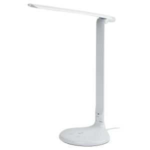 Настольный светильник ЭРА NLED-482-10W-W светодиодный с ночником белый