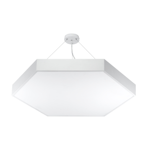 Светильник LED ЭРА Geometria SPO-121-W-40K-038 Hexagon 38Вт 4000К 4000Лм IP40 600*600*80 белый подвесной