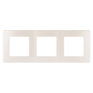 Рамка для розеток и выключателей ЭРА Серия 12 12-5103-15 на 3 поста, Сатин, перламутр