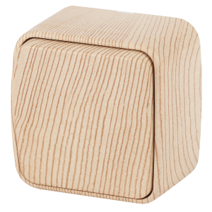 3-101-11 Intro Выключатель, 10А-250В, IP20, ОУ, Polo, сосна (18/360/4320)