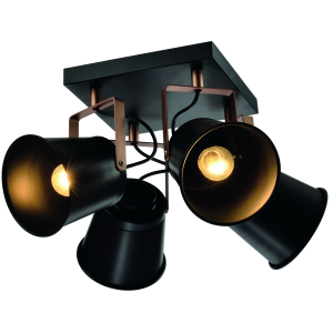 Светильник настенно-потолочный спот Rivoli Acuto 7015-704 4 х Е27 40 Вт поворотный уценка