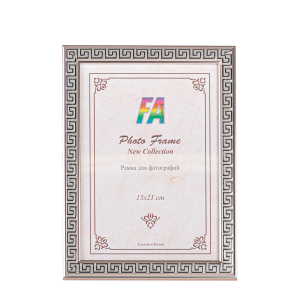 FA Пластик  меандр  серебро 15х21 (40/1600)