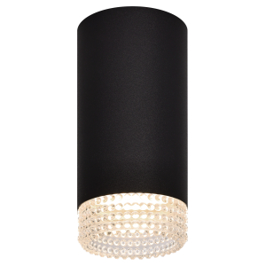 Светильник накладной ЭРА OL40 BK/CL под лампу MR16 GU10 черный/прозрачный