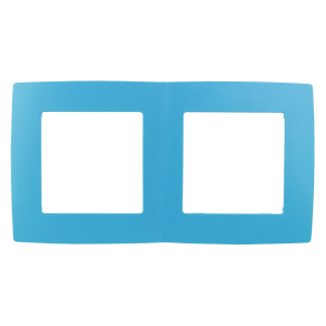 12-5002-28 ЭРА Рамка на 2 поста, Эра12, голубой (10/100/3000)