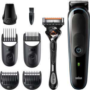 Триммер электрический Braun MGK5355 Black универсальный 7в1 тип 5541+ бритва Gillette