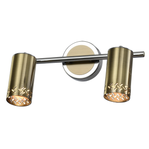Светильник настенно-потолочный спот Rivoli Alosia 7019-702 2* GU10 25 Вт поворотный с выключателем