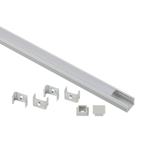 Комплект с накладным анодированным профилем ЭРА 1612 16х12мм, 2м CAB261 (5/60/1920)