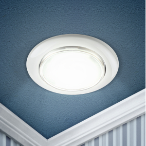 Светильник встраиваемый ЭРА KL35 WH-10 /1 под лампу GX53 белый набор 10 шт