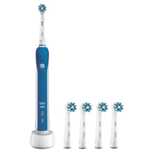 Электрическая зубная щетка ORAL-B Pro 2400/D501.513.2 + EB50 CrossAction 4 шт комплект