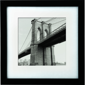 Фоторамка Image Art 601 25х25 пластиковая со стеклом чёрная