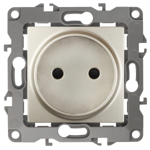 Розетка ЭРА Серия 12 12-2105-04 2P 16A-250В IP20 шампань